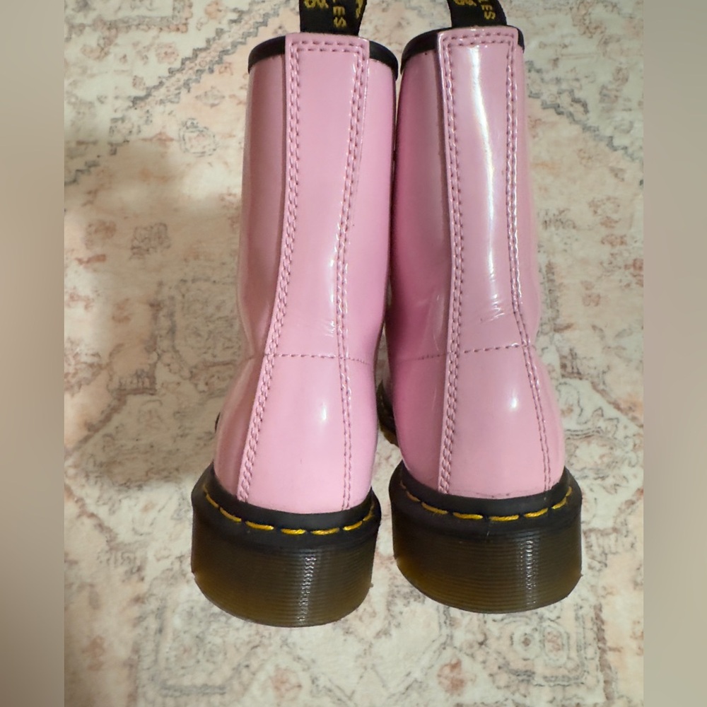 Pink Patent Leather Dr. Martens 1460 Boot - Picture 6 of 6